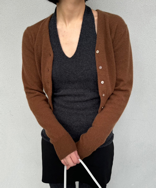 セール】カシミヤホルターネックトップ（ニット/セーター）｜EDIT. FOR