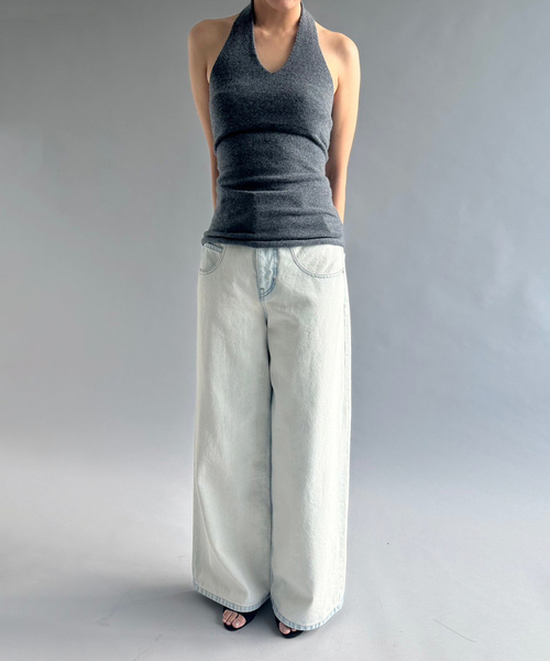 セール】カシミヤホルターネックトップ（ニット/セーター）｜EDIT. FOR