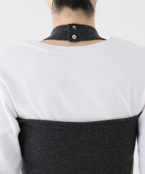 セール】カシミヤホルターネックトップ（ニット/セーター）｜EDIT. FOR