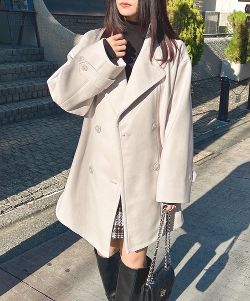 INGNI（イング）の「Wコクーンコート（その他アウター・レディース・アイボリー/ブラック/グレー系その他・M）」の17枚目の写真