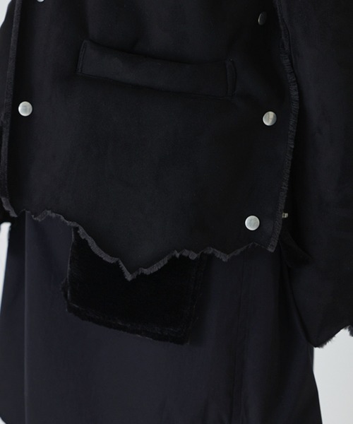 DIET BUTCHER（ダイエットブッチャー）の「DIET BUTCHER/ダイエットブッチャーEcopel sheepskin blouson ムートンブルゾン（ムートンコート・メンズ・ライトベージュ/ブラック・3/2）」の15枚目の写真