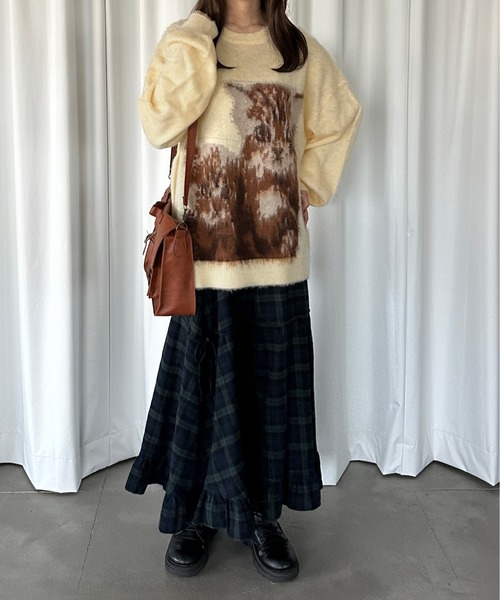 セール】アニマルジャガードニット（ニット/セーター）｜kutir