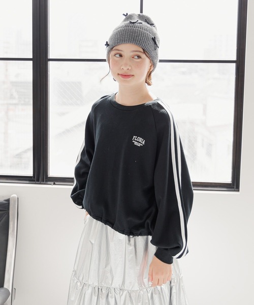 GLOBAL WORK（グローバルワーク）の「洗えるリボンニットワッチ/248348（ニットキャップ/ビーニー・キッズ・グレー/ブラック・FREE）」の11枚目の写真