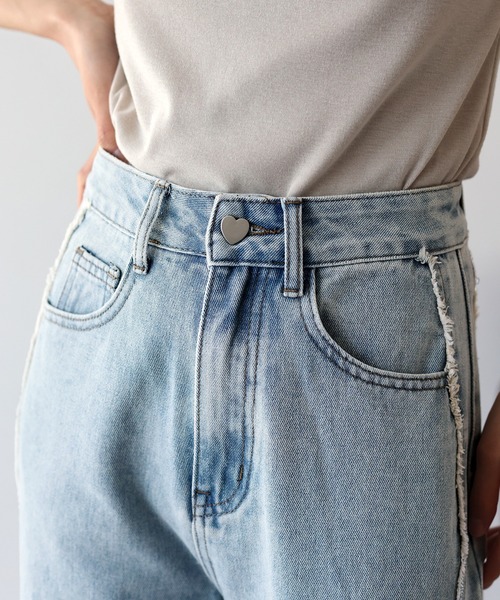 サイドフリンジデニム（デニムパンツ）｜BLUEEAST（ブルーイースト）