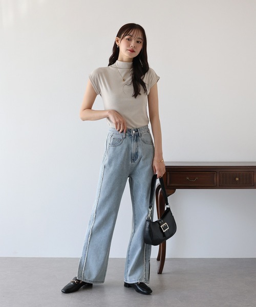 サイドフリンジデニム（デニムパンツ）｜BLUEEAST（ブルーイースト）