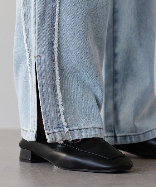 サイドフリンジデニム（デニムパンツ）｜BLUEEAST（ブルーイースト）