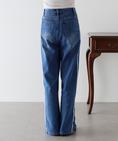 サイドフリンジデニム（デニムパンツ）｜BLUEEAST（ブルーイースト）