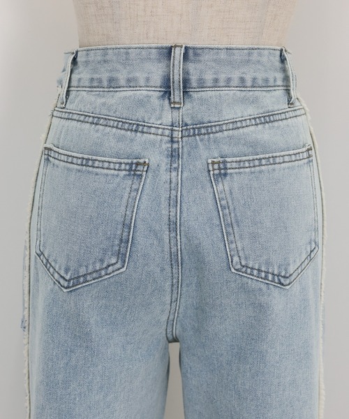 サイドフリンジデニム（デニムパンツ）｜BLUEEAST（ブルーイースト）