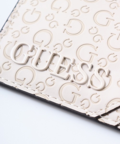 Guess（ゲス）の「GUESS BOWIE SLG CREDIT CARD CASE カードケース（カードケース・レディース・ストーン/ブラック/ライトピンク・ONE SIZE）」の11枚目の写真