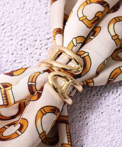 BAYBLO（ベイブロ）の「(BL)スカーフリング（バンダナ/スカーフ・レディース・ゴールド系5/ゴールド系4/シルバー系2/シルバー系1/ゴールド系2/ゴールド系1/シルバー系7/シルバー系6/シルバー系5/シルバー系4/ゴールド系7/ゴールド系6/シルバー系3/ゴールド系3・ONE SIZE）」の11枚目の写真