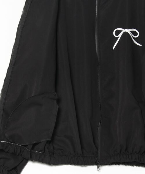 Ritzy(リッツィー)の「バレエコア リボンデザイン スタンドカラー ブルゾン(ブルゾン・レディース・ブラック/A・M/L)」の12枚目の写真