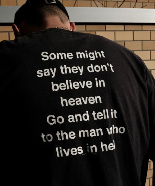 THRIFTY LOOK（スリフティールック）の「THRIFTY LOOK / スリフティールック THRIFTY "OASIS" TEE（Tシャツ/カットソー・メンズ・ホワイト/ブラック/ホワイト系1/ブラック系1・LARGE/X-LARGE/MEDIUM）」の22枚目の写真