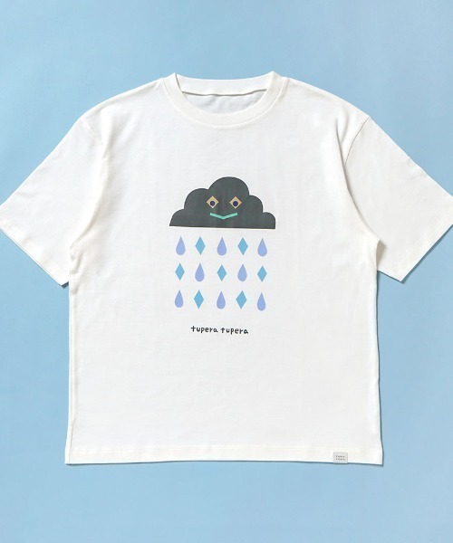 10mois(ディモワ)の「【tupera tupera × 10mois(ディモワ)】tupera tupera 親子Tシャツ(大人) Lサイズ チャコール・ホワイト(Tシャツ/カットソー・メンズ・ホワイト/チャコール・LARGE)」の9枚目の写真