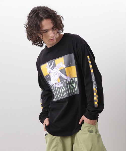 MANASTASH（マナスタッシュ）の「MANASTASH/マナスタッシュ/CiTee L/S TEE RIDER/シティロンT ライダー（Tシャツ/カットソー・メンズ・レモンイエロー/ホワイト/ブラック・XL/L/M/S）」の12枚目の写真
