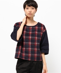 【CAPRICIEUX LE'MAGE】チェック切替クロップドPO