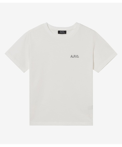 新品タグ付き　別注【A.P.C./アーペーセー】L/S SHIRT：カットソー A.P.C.（アーペーセー）の「A.P.C./アー・ペー・セー 別注 ロゴ刺繍