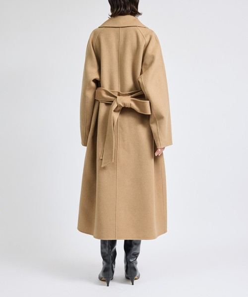 バーバリー ノバチェック リバーシブル ロングコート キャメル ウエストベルト セール】コロンボキャメルリバーロングコート（その他アウター）｜ROPE