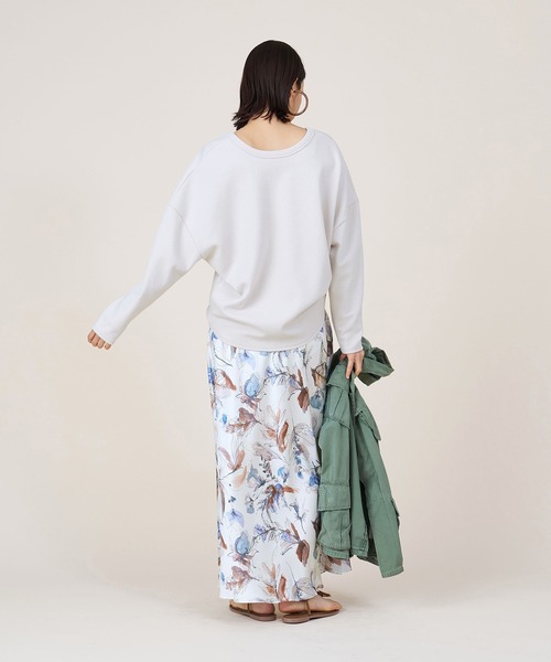 marmors（マルモア）の「【marmors】flower print flare skirt（スカート・レディース・オフホワイト/ブルー・36）」の16枚目の写真