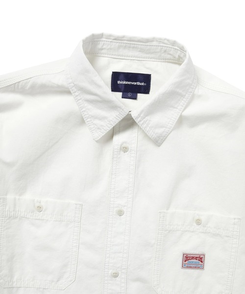 thisisneverthat(ディスイズネバーザット)の「Chambray Shirt(シャツ/ブラウス・メンズ・ブルー/ホワイト・XL/L/M/S)」の3枚目の写真