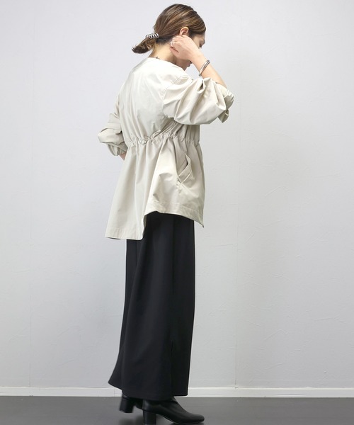 ノーカラードロストブルゾン（ブルゾン）｜Aletta vita（アレッ