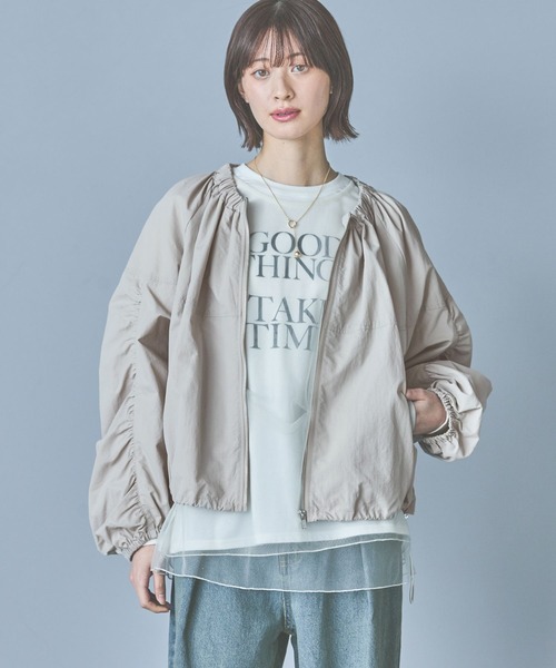 LAKOLE（ラコレ）の「シンプルロゴ長袖T / 322851（Tシャツ/カットソー・レディース・ミント/チャコールグレー/アイボリー・FREE）」の14枚目の写真