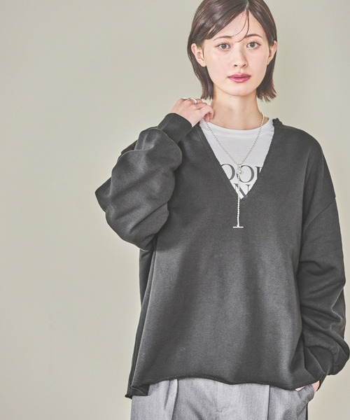 LAKOLE（ラコレ）の「シンプルロゴ長袖T / 322851（Tシャツ/カットソー・レディース・ミント/チャコールグレー/アイボリー・FREE）」の20枚目の写真