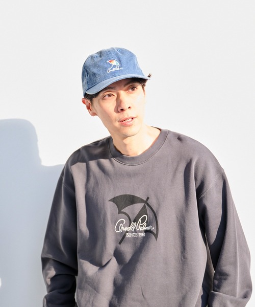 Arnold Palmer（アーノルドパーマー）の「製品洗い シェア キャップ（キャップ・レディース・ベージュ/サックスブルー/ダークグレー・F）」の3枚目の写真