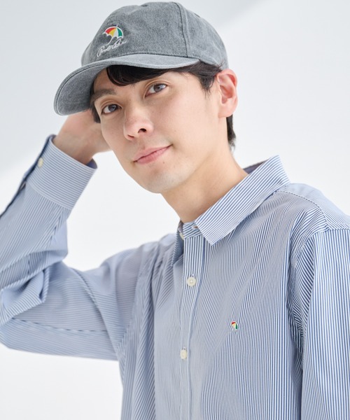 Arnold Palmer（アーノルドパーマー）の「製品洗い シェア キャップ（キャップ・レディース・ベージュ/サックスブルー/ダークグレー・F）」の4枚目の写真