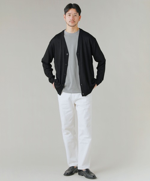 LIL VENDARS(リルヴェンダース)の「Buyer's Select/【接触冷感・吸水速乾・UVカット】ドローストリング半袖Tシャツ(Tシャツ/カットソー・メンズ・グレイッシュベージュ/オフホワイト/グレー/スミクロ/サックスブルー系・M/L/LL)」の17枚目の写真