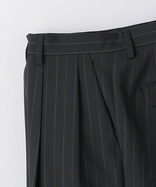 ssz  2プリーツ　ストライプスラックス エスエスゼット エスエスズィー SSZ 18SS 2P SLACKS 2プリーツ