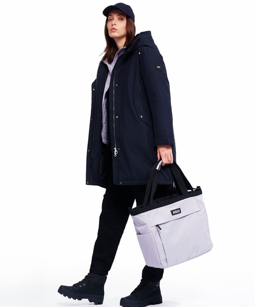 【美品】AIGLE ブラック マウンテンパーカー 　トートバッグ付き レディース トートバッグ - AIGLE（エーグル）公式オンライン