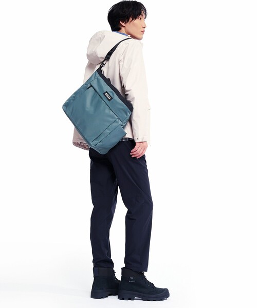 AIGLE（エーグル）の「撥水 ネイバーフッド 大容量 2wayトートバッグ / ショルダーバッグ（トートバッグ・レディース・ダークグリーン/ライトパープル/ブラック・FREE）」の21枚目の写真