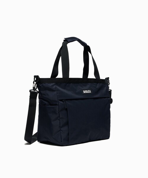 AIGLE（エーグル）の「撥水 ネイバーフッド 大容量 2wayトートバッグ / ショルダーバッグ（トートバッグ・レディース・ダークグリーン/ライトパープル/ブラック・FREE）」の18枚目の写真