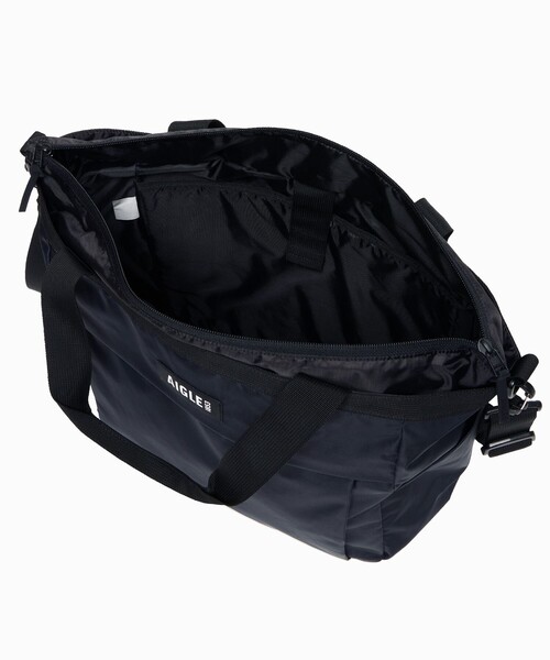 AIGLE（エーグル）の「撥水 ネイバーフッド 大容量 2wayトートバッグ / ショルダーバッグ（トートバッグ・レディース・ダークグリーン/ライトパープル/ブラック・FREE）」の10枚目の写真