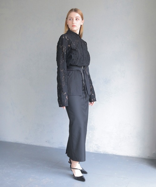 「&g'aime」 長袖ブラウス FREE ブラック レディース &g'aime 「&g'aime」 長袖ブラウス FREE ブラック レディース