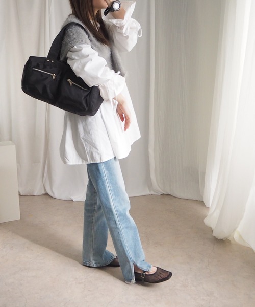minia(ミニア)の「【軽やか透け感】メッシュメリージェーンパンプス(パンプス・レディース・ベージュ/ブラック・S/M/L/LL)」の18枚目の写真