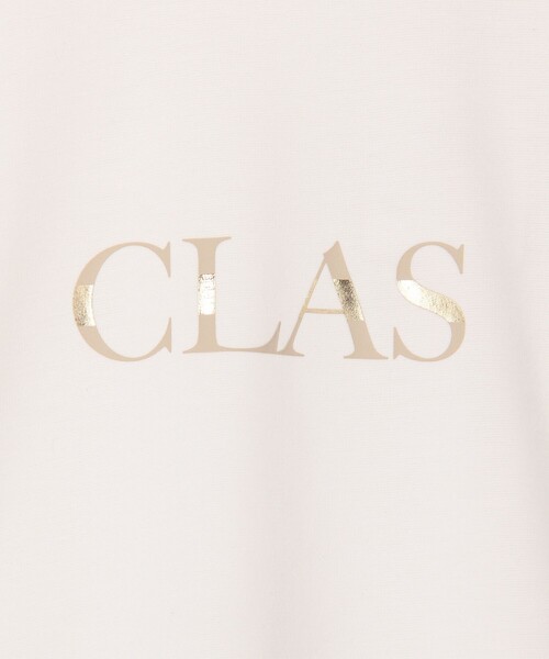 MICO COULIER（ミコクリエ）の「ポンチローマ ラグランスリーブロゴプリントT（Tシャツ/カットソー・レディース・オフホワイト/グレー・38）」の7枚目の写真