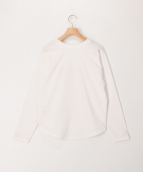 MICO COULIER（ミコクリエ）の「ポンチローマ ラグランスリーブロゴプリントT（Tシャツ/カットソー・レディース・オフホワイト/グレー・38）」の9枚目の写真