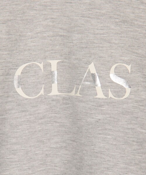 MICO COULIER（ミコクリエ）の「ポンチローマ ラグランスリーブロゴプリントT（Tシャツ/カットソー・レディース・オフホワイト/グレー・38）」の11枚目の写真