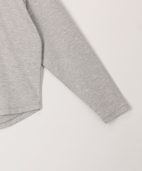 MICO COULIER（ミコクリエ）の「ポンチローマ ラグランスリーブロゴプリントT（Tシャツ/カットソー・レディース・オフホワイト/グレー・38）」の14枚目の写真