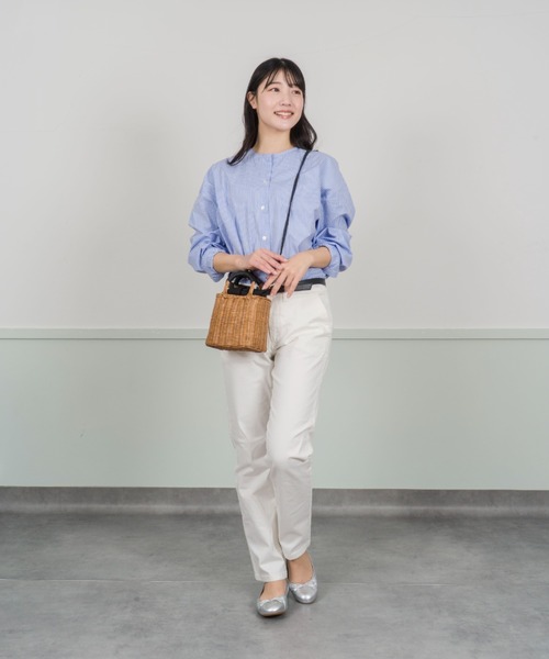 The Bagmati(ザバグマティ)の「【The Bagmati/ザバグマティ】レザーハンドル スクエア かごバッグ(かごバッグ・レディース・ベージュ×ブラック・FREE)」の12枚目の写真