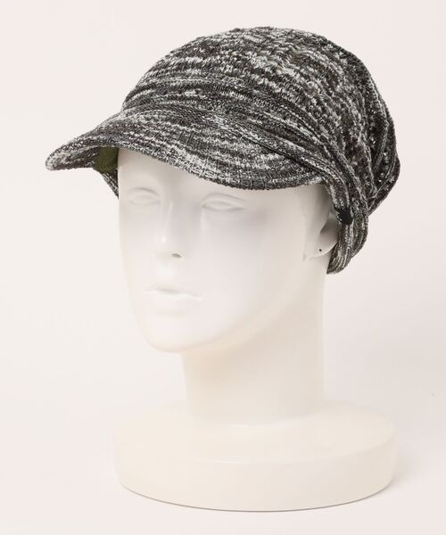 チャイハネ(チャイハネ)の「【チャイハネ】ノマドツバ付きニットキャップ(キャップ・レディース・ベージュ/グリーン/グレー・FREE)」の5枚目の写真