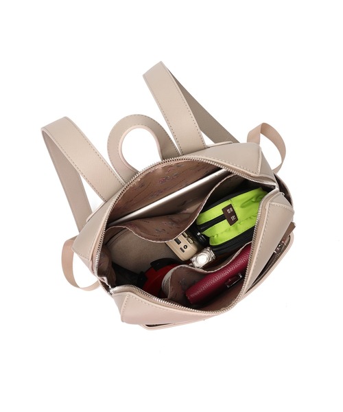 MERCURYDUO(マーキュリーデュオ)の「【MERCURYDUO/マーキュリーデュオ 】 ベルトネーム リュック(バックパック/リュック・レディース・ブラック/ネイビー/グレイッシュベージュ・FREE)」の19枚目の写真