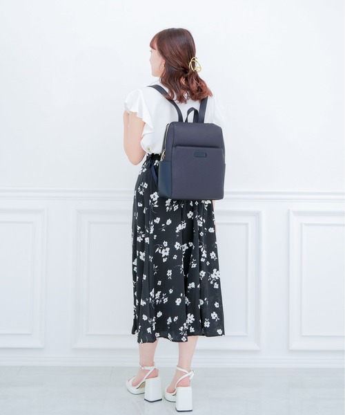 MERCURYDUO(マーキュリーデュオ)の「【MERCURYDUO/マーキュリーデュオ 】 ベルトネーム リュック(バックパック/リュック・レディース・ブラック/ネイビー/グレイッシュベージュ・FREE)」の22枚目の写真