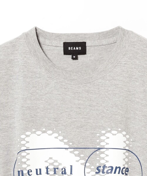BEAMS T(ビームスティー)の「BEAMS / neutral stance T-SHIRT(Tシャツ/カットソー・メンズ・グレー/ブラック・S/M/L/XL)」の7枚目の写真