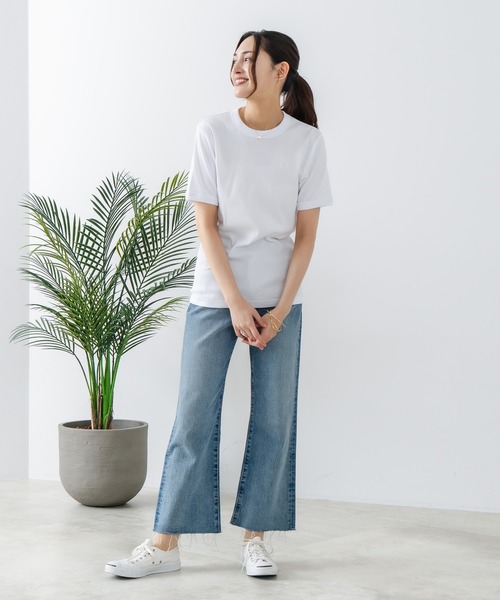 HANES(ヘインズ)の「【HANES/ヘインズ】BEEFY リブクルーネックTシャツ(Tシャツ/カットソー・メンズ・ブラック/ホワイト・MEDIUM/SMALL/X-LARGE/LARGE)」の15枚目の写真