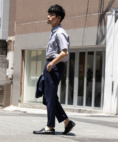 URBAN RESEARCH ROSSO MEN（アーバンリサーチロッソメン）の「『防シワ/防臭』『XLサイズあり』ハイパフォーマンスブロード半袖シャツ（シャツ/ブラウス・メンズ・ネイビー/チェック/ストライプ/カーキ/ライトブルー/ホワイト・SMALL/MEDIUM/LARGE/X-LARGE）」の13枚目の写真