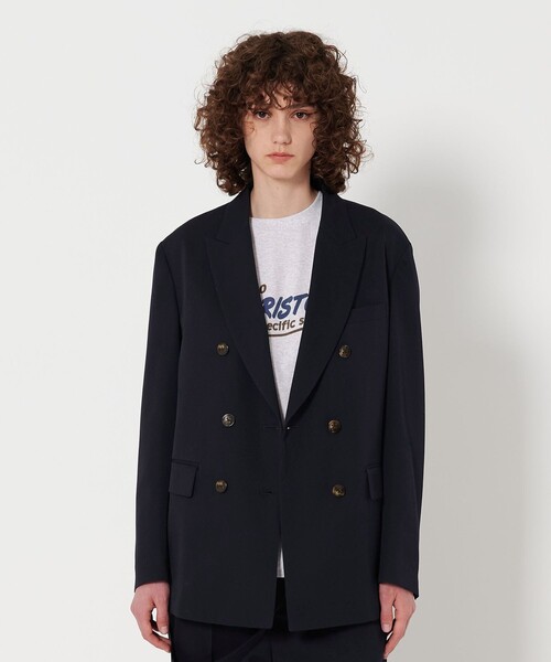 限定値下げ　＜6(ROKU)＞VOLUME G JACKET/ジャケット  38 6(ROKU)＞ピークド ラペル ジャケット（テーラードジャケット