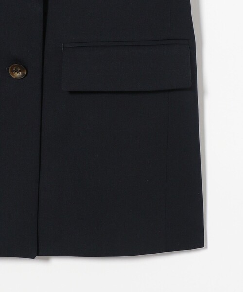 6（ロク）の「＜6(ROKU)＞ピークド ラペル ジャケット（テーラードジャケット・レディース・ネイビー・38/36）」の7枚目の写真