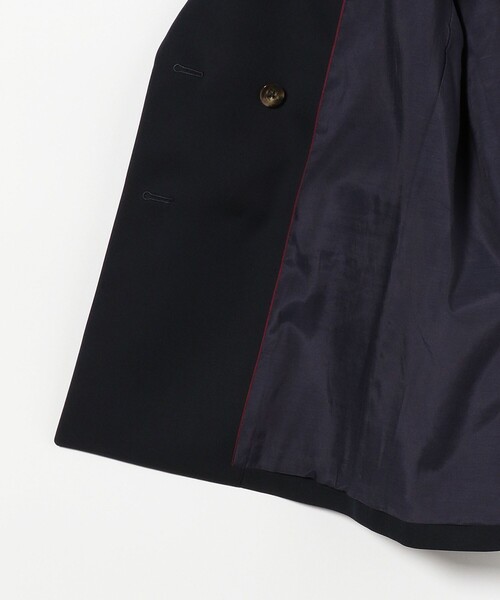 6 ROKU ロク　ピークドラペルジャケット　エンジ テーラード　ウール　36 6（ロク）の「＜6(ROKU)＞DOUBLE PEAKED LAPEL JACKET